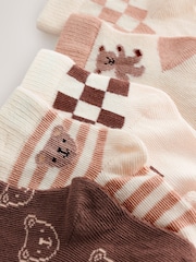 Brown Baby Socks 5 Pack (0mths-2yrs) - Image 2 of 3