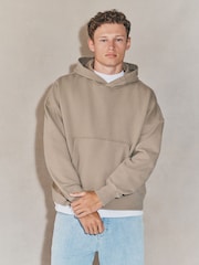 Neutral EDIT Boxy Fit Heavyweight Hoodie - Image 1 of 14