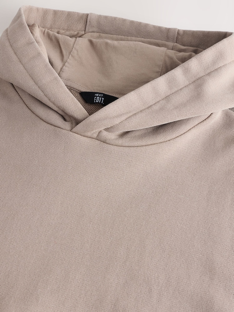 Neutral EDIT Boxy Fit Heavyweight Hoodie - Image 14 of 14