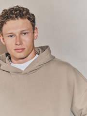 Neutral EDIT Boxy Fit Heavyweight Hoodie - Image 6 of 14