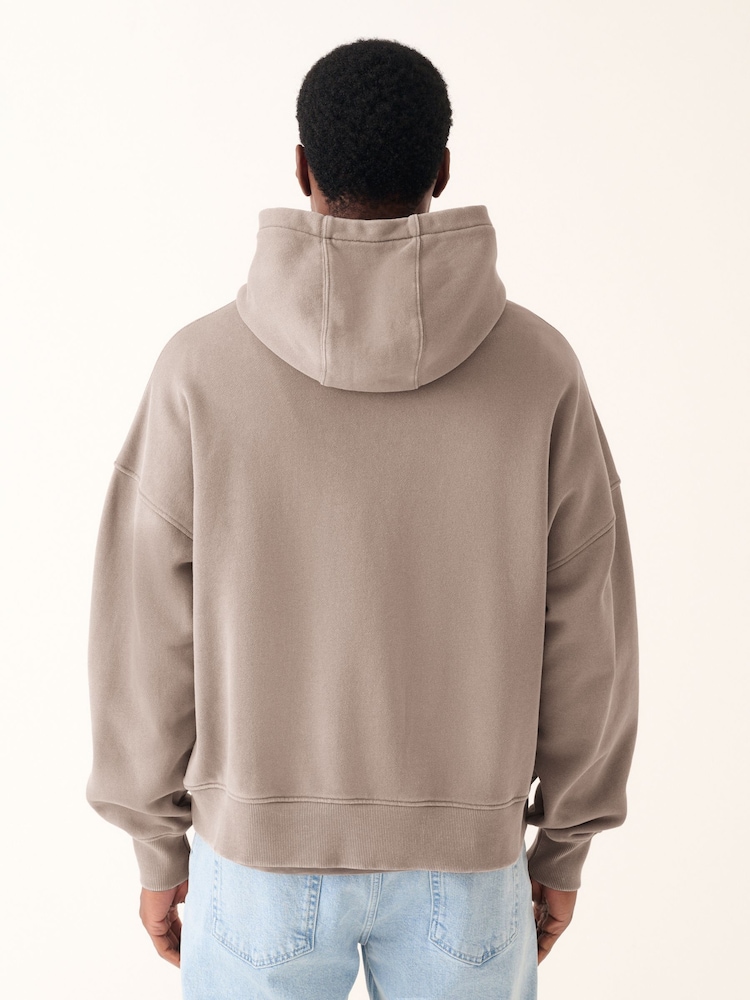 Neutral EDIT Boxy Fit Heavyweight Hoodie - Image 9 of 9
