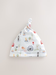 Blau - London Tie Top Baby Hats 3 Pack (0-18mths) - Bild 3 von 6