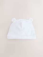 Blue Velour Baby Beanies 2 Pack (0-12mths) - Image 2 of 5