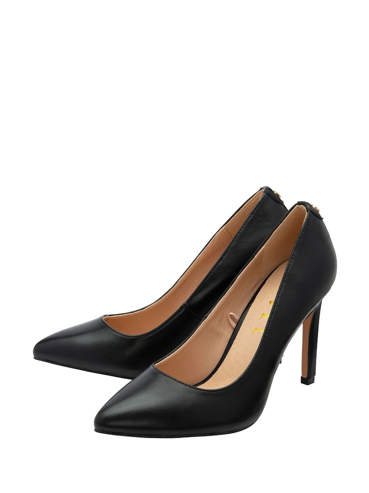 Ravel Black Stiletto-Heel Court Shoes - Image 2 of 4