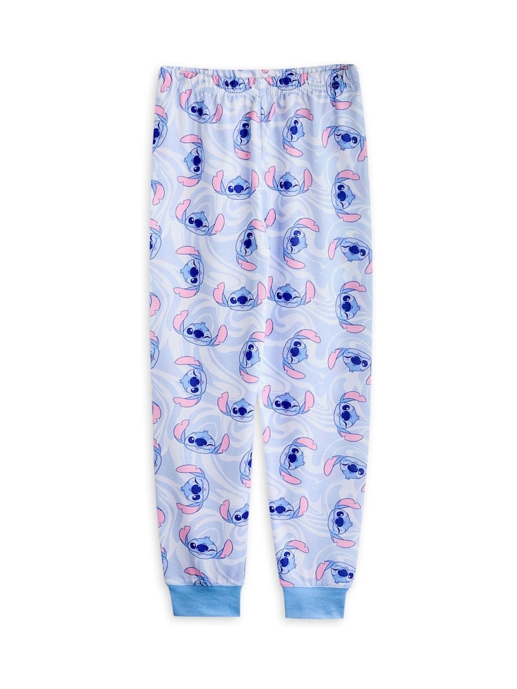 Vanilla Underground Pink Girls Disney Stitch Pyjamas 2 Pack - Image 5 of 5 Vanilla Underground Pink Girls Disney Stitch Pyjamas 2 Pack - Image 5 of 5