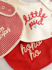 Red Baby Bibs 3 Pack - Image 5 of 6