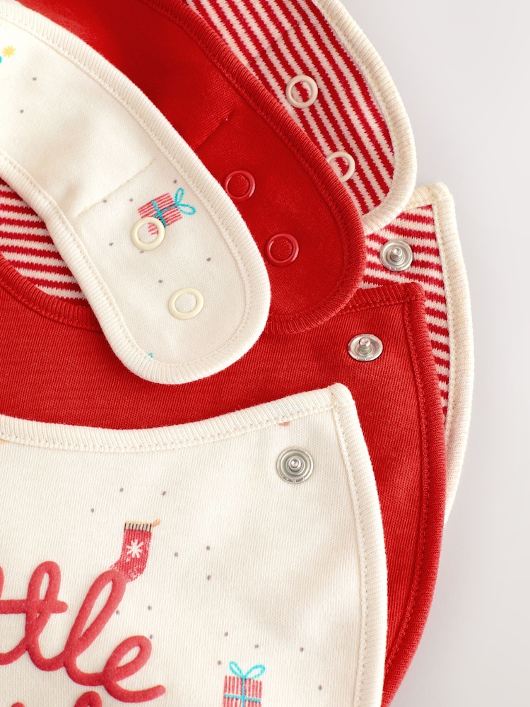 Red Baby Bibs 3 Pack - Image 6 of 6