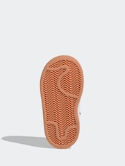 adidas Originals Natural Campus 00s X Liberty London Comfort Closure Elastic Lace Infant Trainers - Image 7 of 10