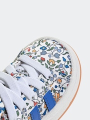 adidas Originals Natural Campus 00s X Liberty London Comfort Closure Elastic Lace Infant Trainers - Image 8 of 10
