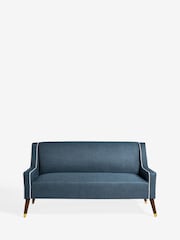 Nina Campbell Clabon Indigo Blue Rosebury Small 2 Seater Sofa - Image 2 of 5