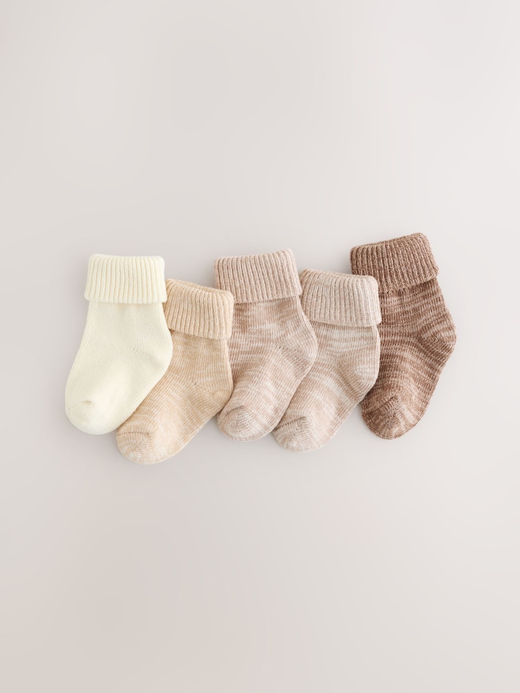 Neutral Baby Roll Top Socks (0mths-2yrs) - Image 3 of 3