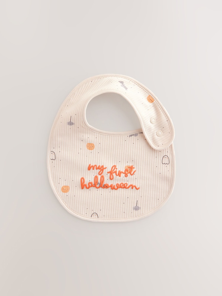 Orange My First Halloween Hat and Bib Set (0-12mths) - Image 1 of 1 Orange My First Halloween Hat and Bib Set (0-12mths) - Image 1 of 1