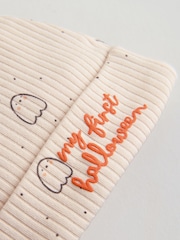 برتقالي - My First Halloween Hat and Bib Set (0-12mths) - صورة 5 من 6