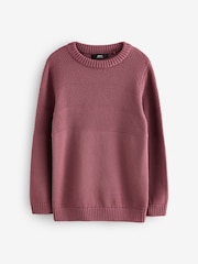 Mauve Purple Long Sleeve Knitted Jumper - Image 1 of 1