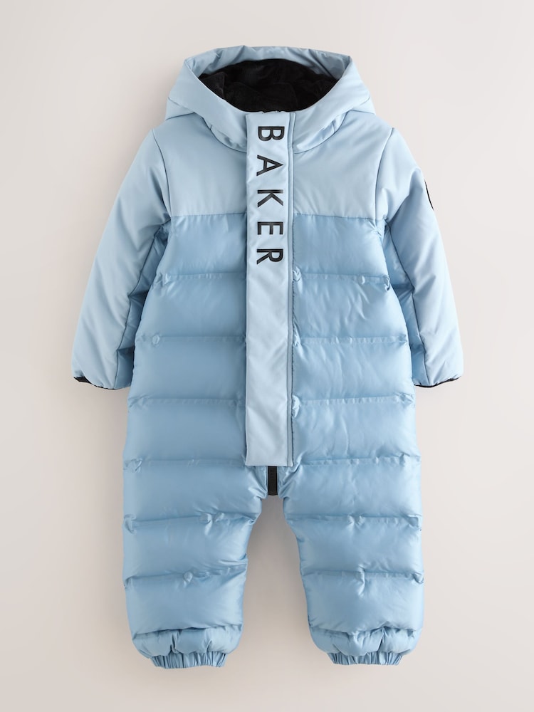 Baker by Ted Baker Blue Shower Resistant Snowsuit - Image 1 of 16