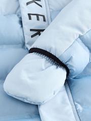 Baker by Ted Baker Blue Shower Resistant Snowsuit - Image 10 of 16