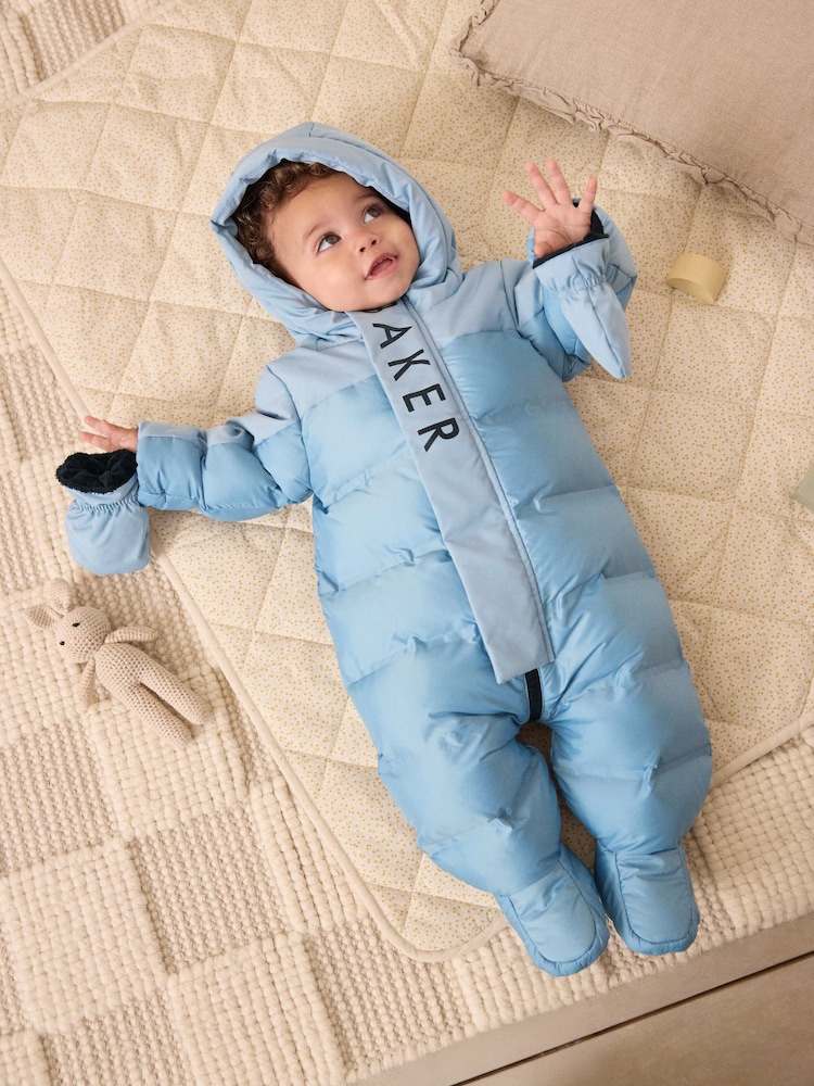 Baker by Ted Baker Blue Shower Resistant Snowsuit - Image 2 of 16