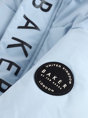 Baker by Ted Baker Blue Shower Resistant Snowsuit - Image 9 of 16