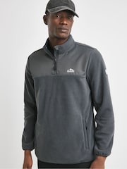 Snowdonia Grey 1/4 Zip Neck Fleece - Image 1 of 5