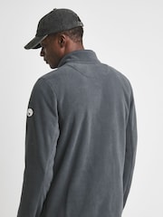 Snowdonia Grey 1/4 Zip Neck Fleece - Image 3 of 5