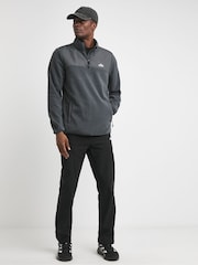 Snowdonia Grey 1/4 Zip Neck Fleece - Image 4 of 5