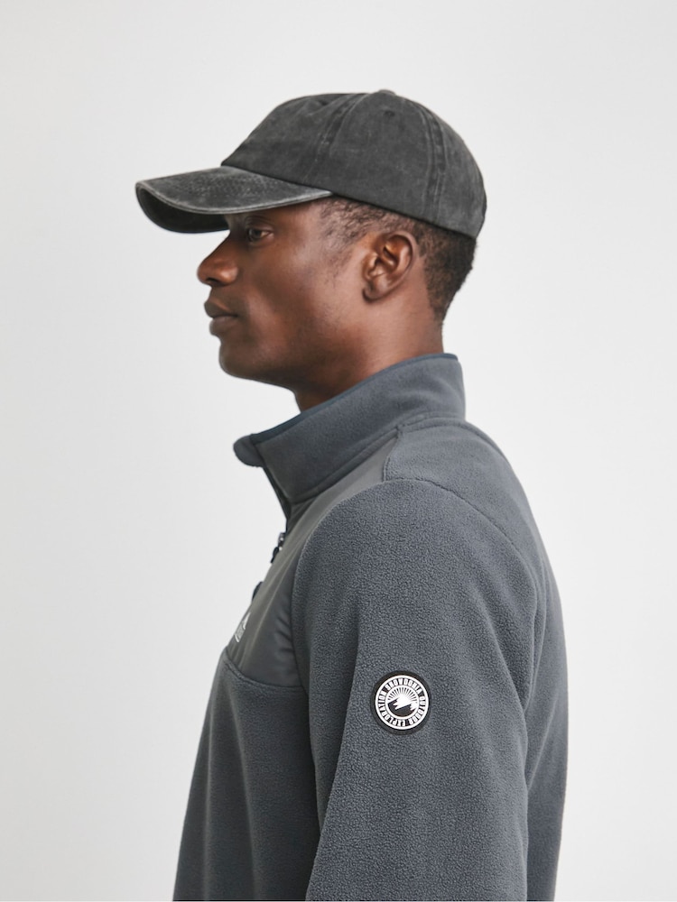Snowdonia Grey 1/4 Zip Neck Fleece - Image 5 of 5