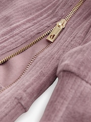 Marrón visón - B by Ted Baker Cord Velour Longline Sweatshirt - Imagen 3 de 3