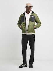 Snowdonia Green Showerproof Wadded Colour Block Jacket - Image 3 of 4