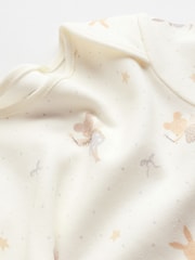 Ecru Fairy Mouse 5 Pack Long Sleeve Baby Bodysuits - Image 4 of 13