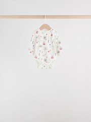 Red Baby London Long Sleeve Bodysuits 5 Pack - Image 7 of 14