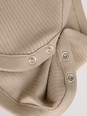 Brown Long Sleeve Baby Bodysuits 5 Pack - Image 13 of 14
