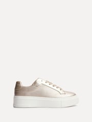 Золотой - Кроссовки Linzi Jersey Lace Up Flatform - Image 2 of 5