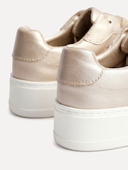 Золотой - Кроссовки Linzi Jersey Lace Up Flatform - Image 4 of 5