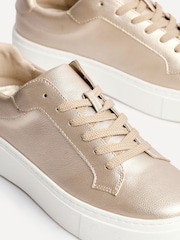 Золотой - Кроссовки Linzi Jersey Lace Up Flatform - Image 5 of 5