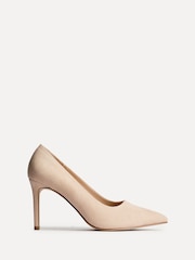 Linzi Nude Wide Fit Martina Wide Fit Stiletto Pointed Court Shoes - Image 2 of 5