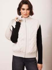 Mint Velvet Стеганый хлопок Blend Gilet - Image 1 of 9