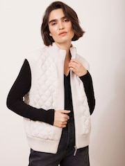 Mint Velvet Стеганый хлопок Blend Gilet - Image 2 of 9