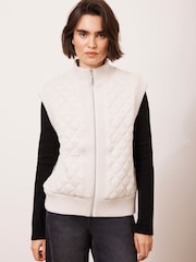 Mint Velvet Стеганый хлопок Blend Gilet - Image 5 of 9