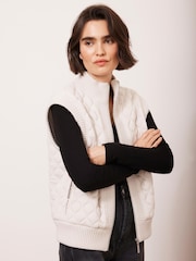 Mint Velvet Стеганый хлопок Blend Gilet - Image 6 of 9