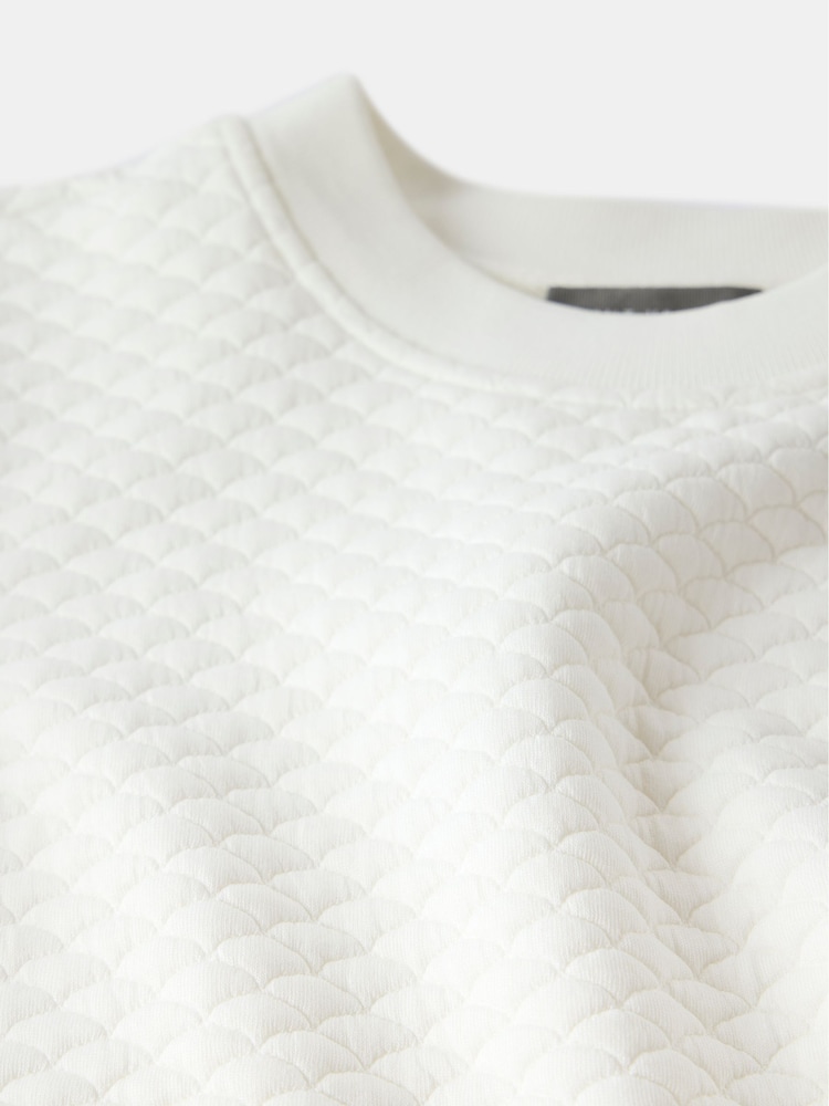Mint Velvet Gestepptes Sweatshirt mit Druckknöpfen - Bild 9 von 9