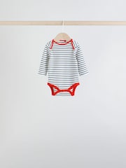 Bright Baby Long Sleeve Bodysuits 5 Pack - Image 5 of 14
