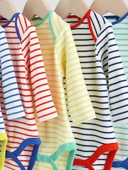 Bright Baby Long Sleeve Bodysuits 5 Pack - Image 9 of 14