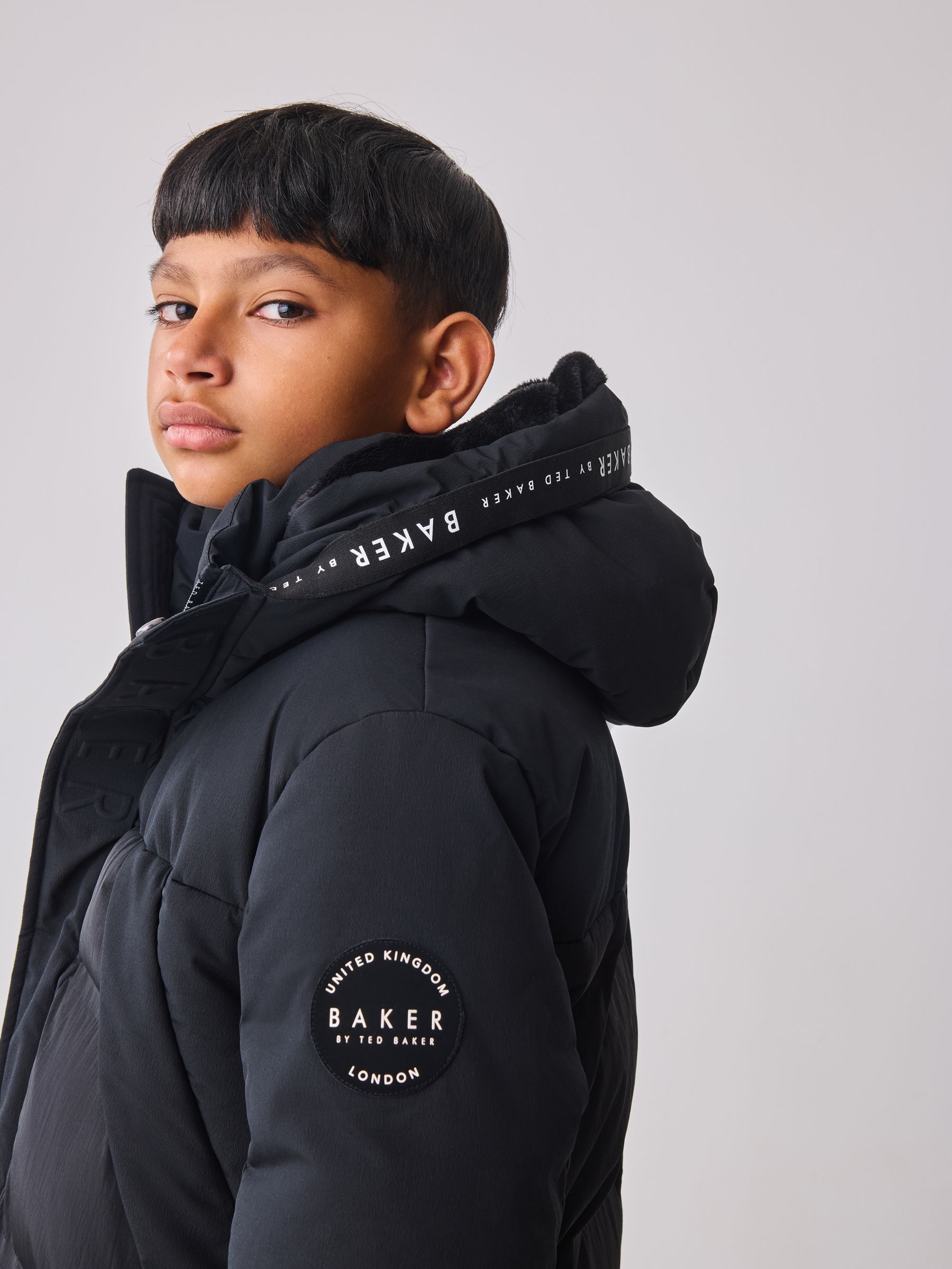 Buy Baker by Ted Baker Shower Resistant Longline Padded Coat