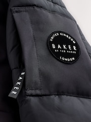 Baker by Ted Baker Shower Resistant Black Padded Coat - Image 11 of 14