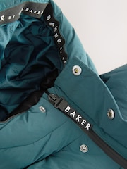 Baker by Ted Baker Shower Resistant Teal Padded Coat - Image 18 of 19