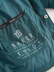 Baker by Ted Baker Shower Resistant Teal Padded Coat - Image 19 of 19