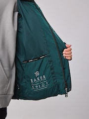Baker by Ted Baker Shower Resistant Teal Padded Coat - Image 7 of 19