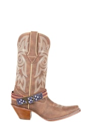 Durango Brown Crush Flag Boots - Image 1 of 5