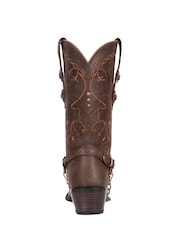 Durango Brown Crush Heartbreaker Mid Boots - Image 2 of 5