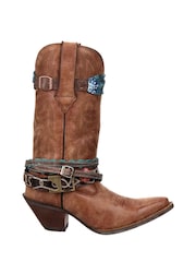Durango Brown Crush Mid Boots - Image 1 of 5